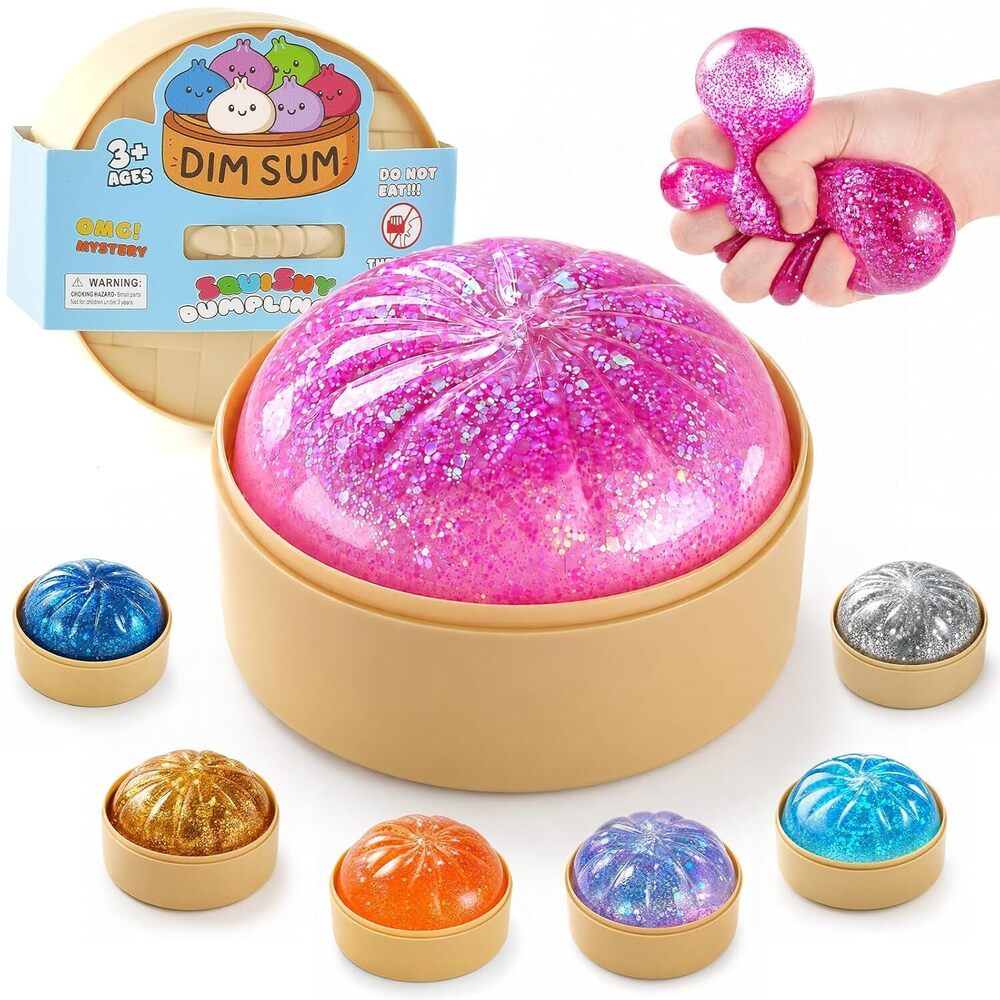 Sugar Dumpling Squishy Mystery Box - Cute Viral Squishy Dumpling Toy, Slow